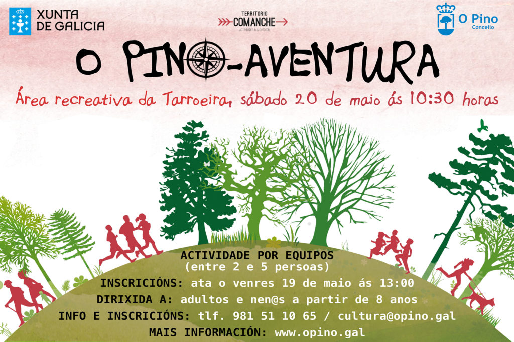 O venres 19 remata o prazo para participar en O Pino Aventura, que se celebra o sábado na Tarroeira